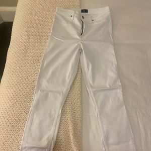 Abercrombie & Fitch White Skinny Jean Leggings